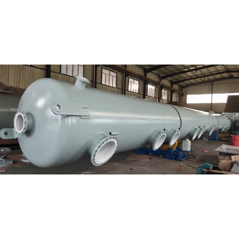 PTFE-fodrad kemisk destillationskolonn