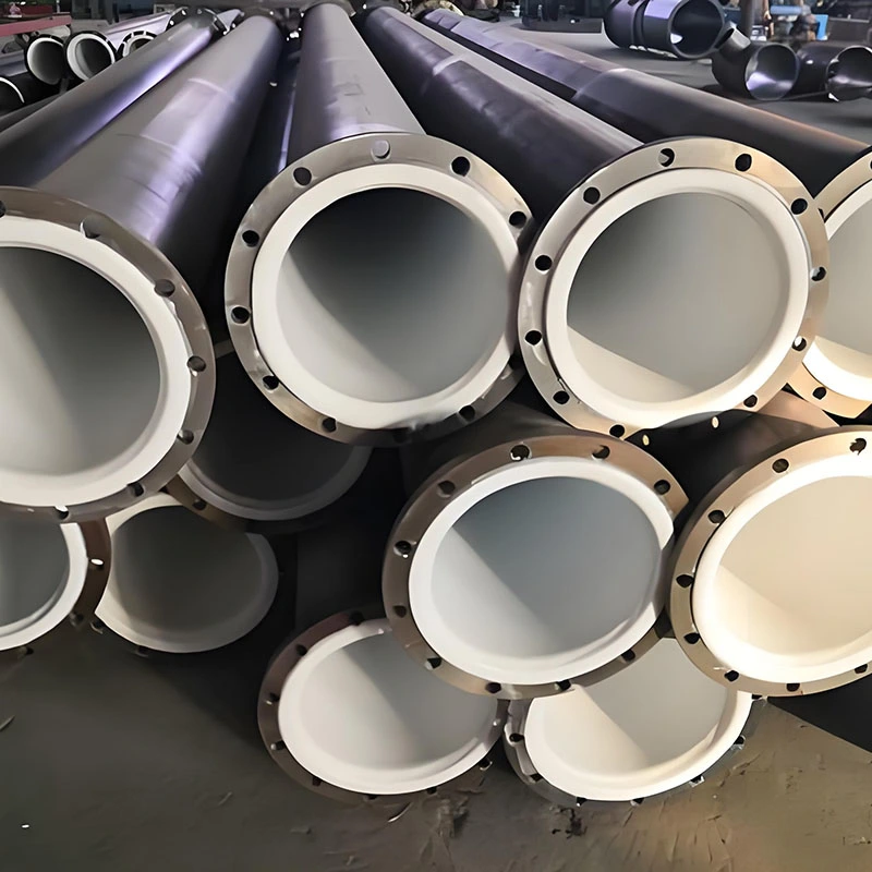 PTFE fodrad industriell kemisk pipeline