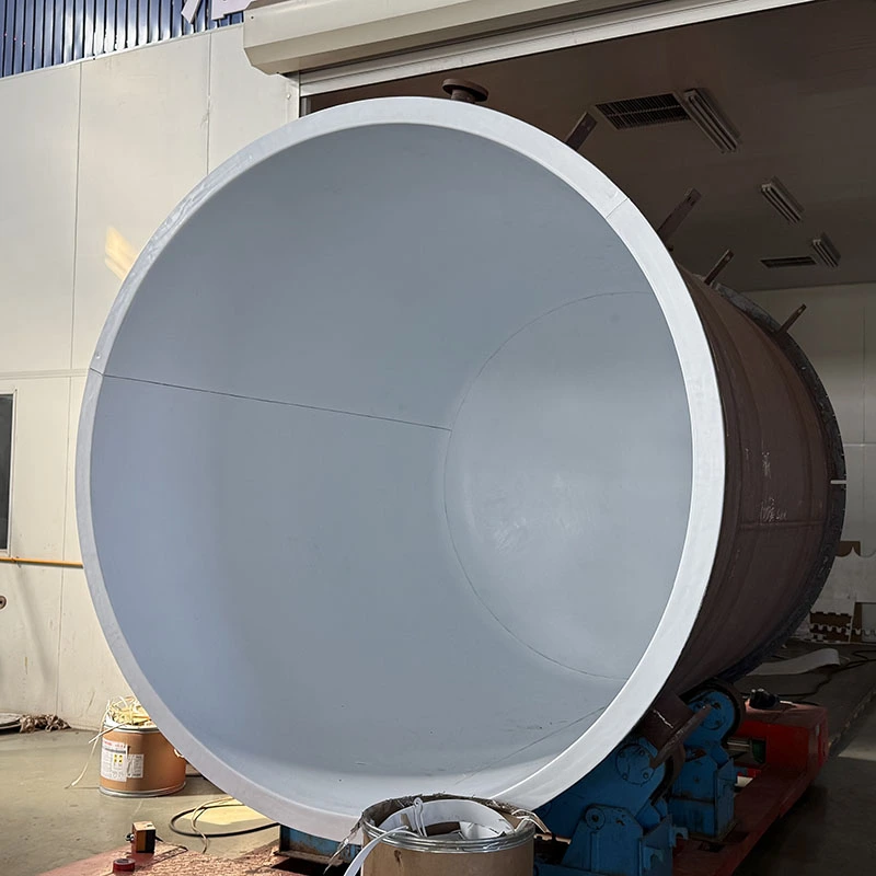 PTFE-fodrad reaktor för sura medier